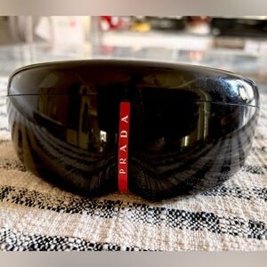 Prada Glossy Black sunglass case